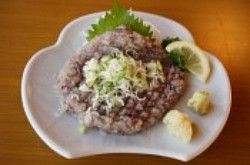 鯵のたたき、又はなめろう　各種1,200円
